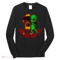 Alien Space Selfie Long Sleeve Shirt thumb 0