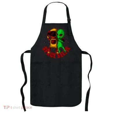Alien Space Selfie Apron