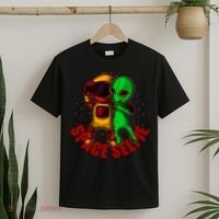 Alien Space Selfie T-Shirt thumb 2