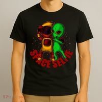 Alien Space Selfie T-Shirt thumb 3