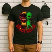 Alien Space Selfie T-Shirt thumb 6
