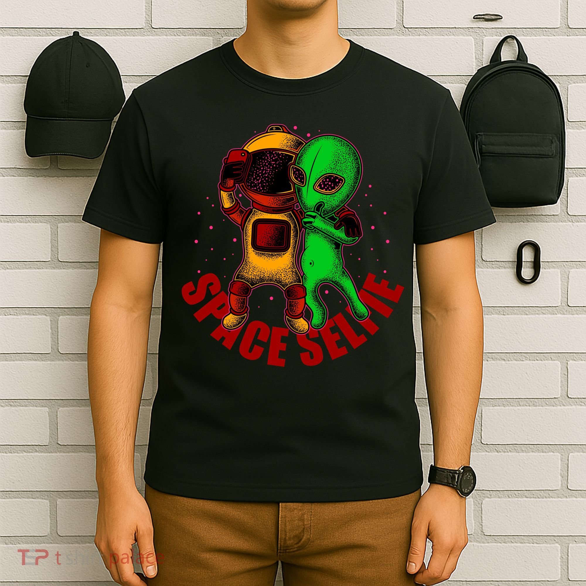 Alien Space Selfie T-Shirt