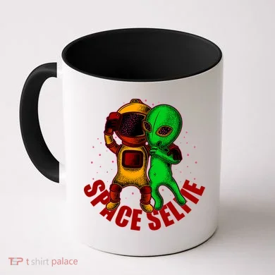Alien Space Selfie Coffee Mug