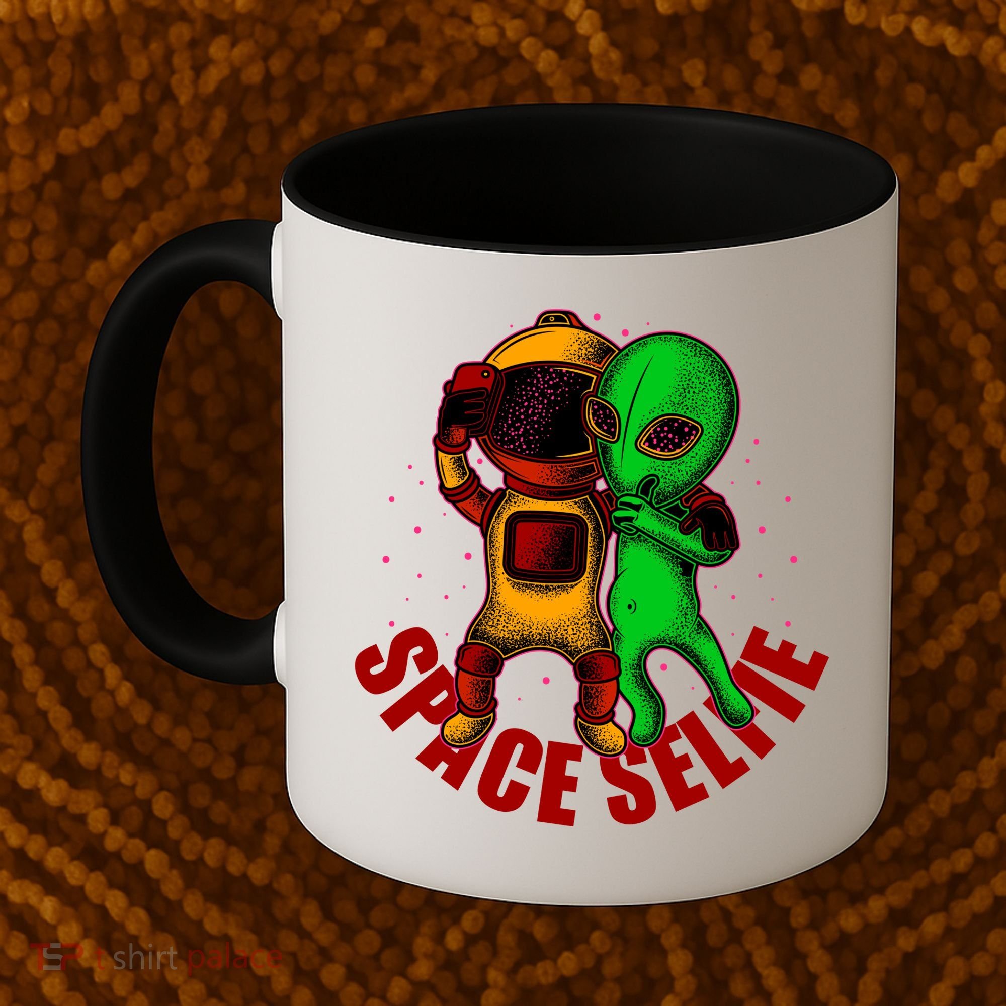 Alien Space Selfie Coffee Mug