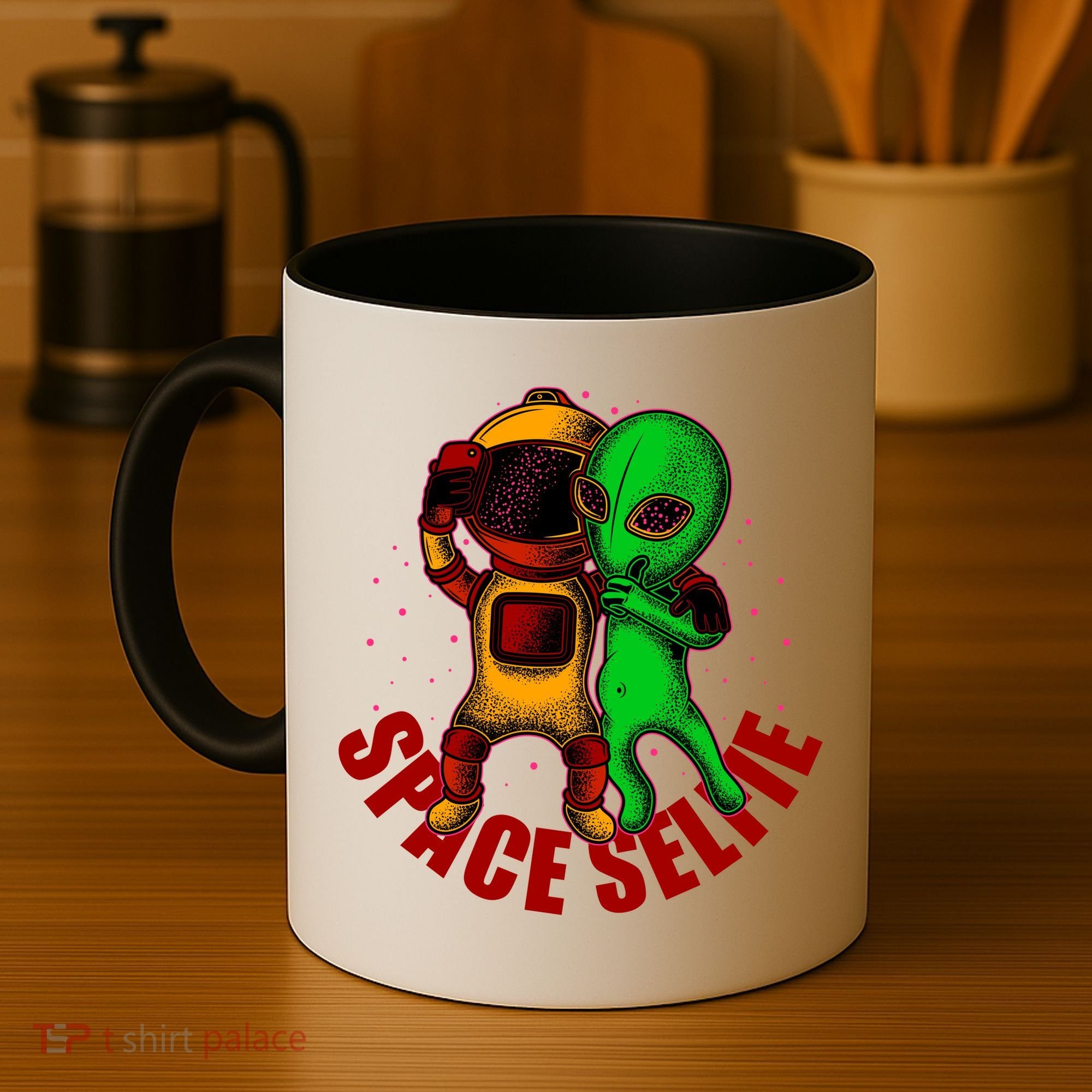 Alien Space Selfie Coffee Mug
