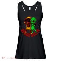 Alien Space Selfie Ladies Essential Flowy Tank thumb 0