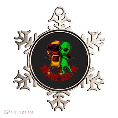 Alien Space Selfie Ornament
