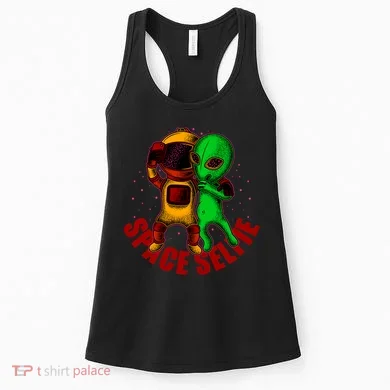 Alien Space Selfie Women's Tank Top