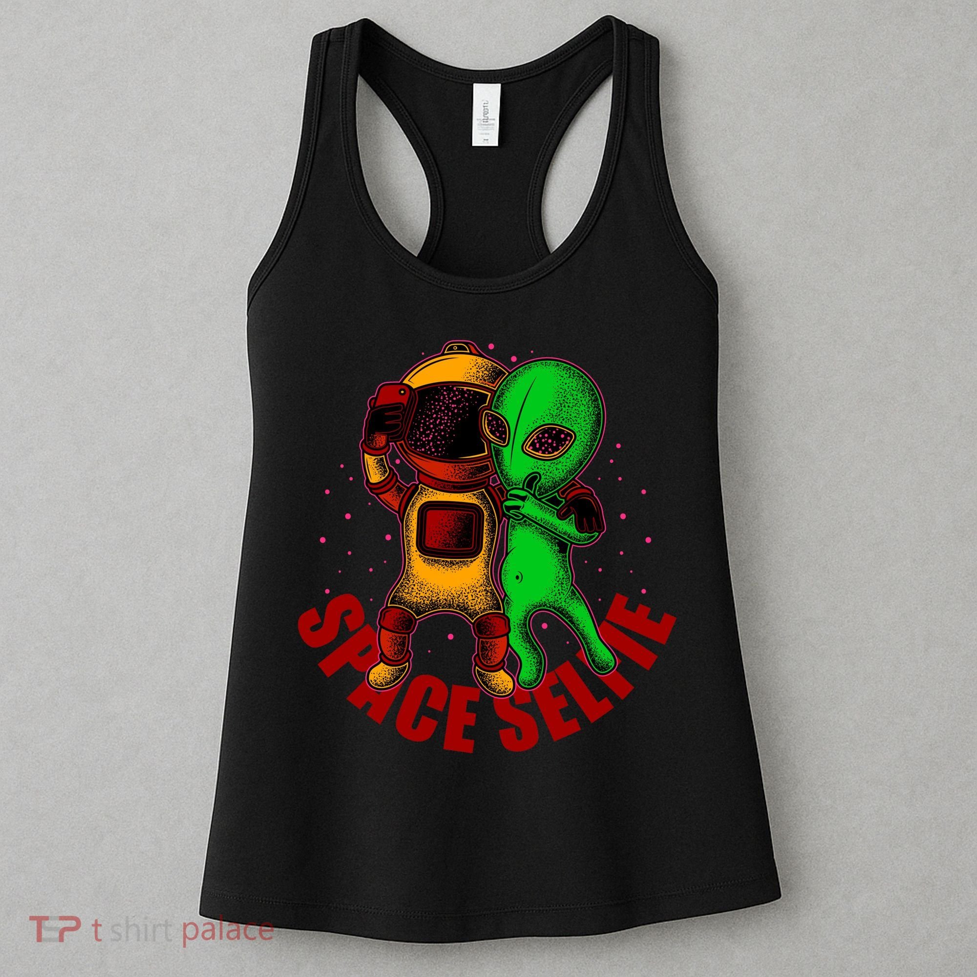 Alien Space Selfie Women's Tank Top