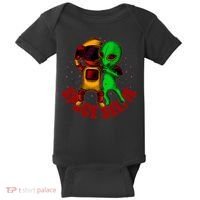 Alien Space Selfie Baby Bodysuit thumb 0