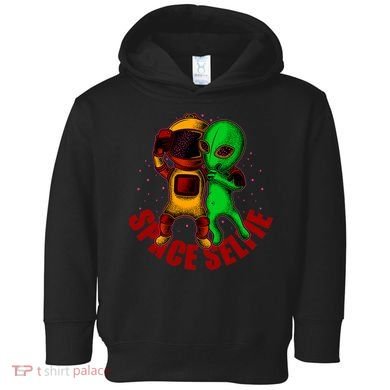 Alien Space Selfie Toddler Hoodie
