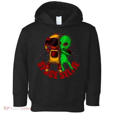 Alien Space Selfie Toddler Hoodie