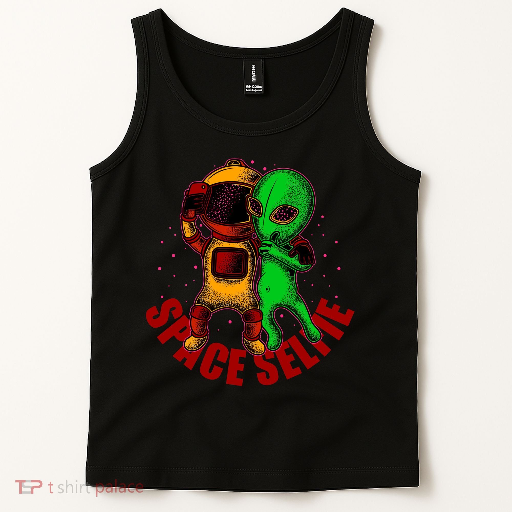 Alien Space Selfie Tank Top