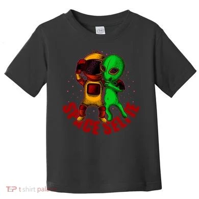 Alien Space Selfie Toddler T-Shirt