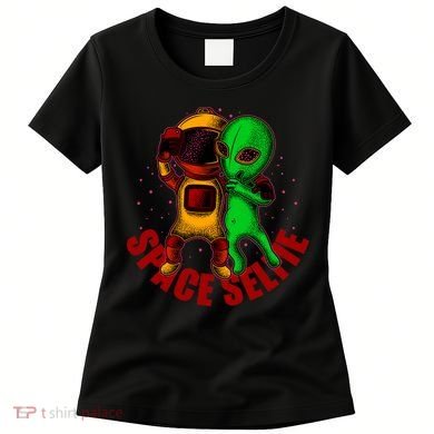 Alien Space Selfie Women's T-Shirt