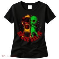 Alien Space Selfie Women's T-Shirt thumb 0