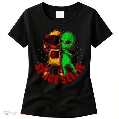 Alien Space Selfie Women's T-Shirt