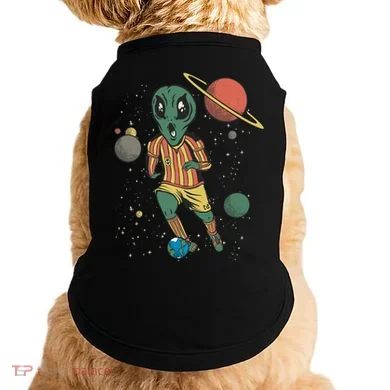 Alien Space Soccer Player Doggie Tank