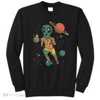Alien Space Soccer Player Sweatshirt thumb 0