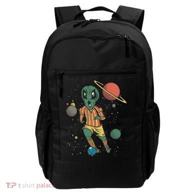 Alien Space Soccer Player Backpack