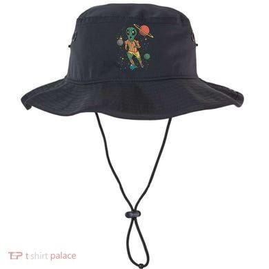 Alien Space Soccer Player Bucket Hat