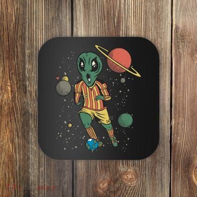 Alien Space Soccer Player Coaster