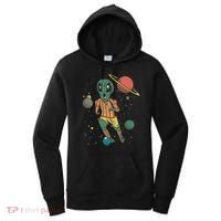Alien Space Soccer Player Women's Hoodie thumb 0