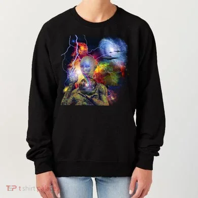 Alien Ufo In Space Women's Sweatshirt