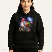 Alien Ufo In Space Hoodie thumb 5