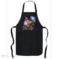 Alien Ufo In Space Apron thumb 0