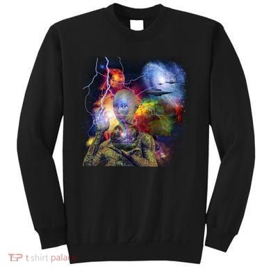 Alien Ufo In Space Sweatshirt