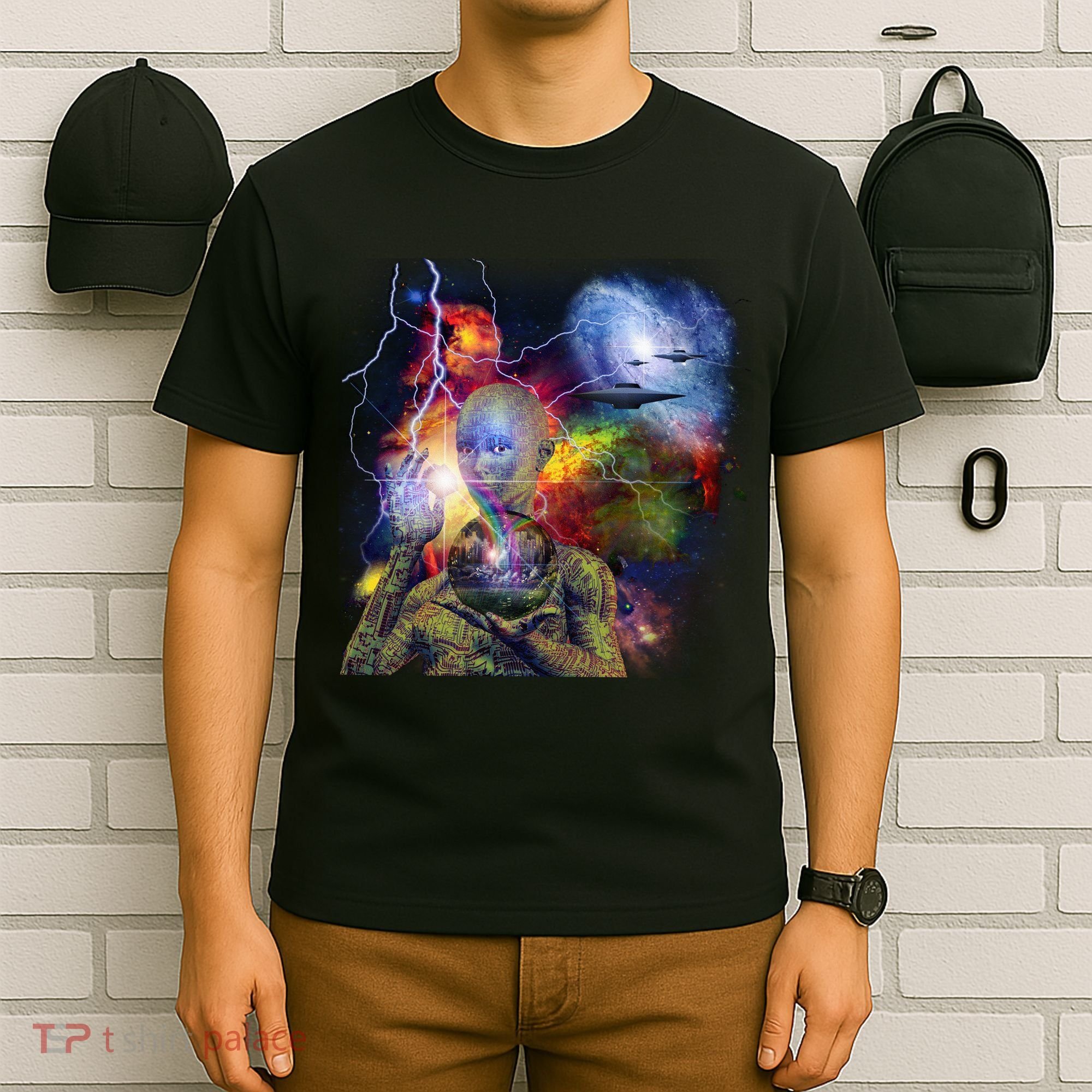 Alien Ufo In Space T-Shirt