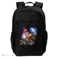 Alien Ufo In Space Backpack thumb 0