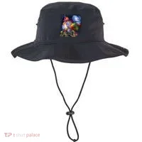 Alien Ufo In Space Bucket Hat thumb 0