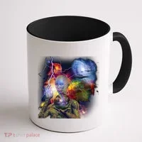 Alien Ufo In Space Coffee Mug thumb 1
