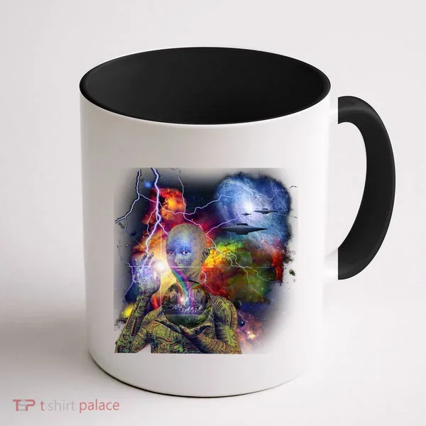 Alien Ufo In Space Coffee Mug