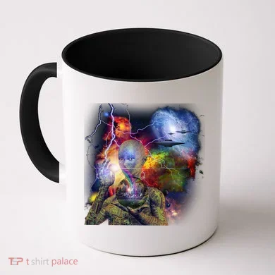 Alien Ufo In Space Coffee Mug