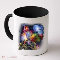 Alien Ufo In Space Coffee Mug thumb 0