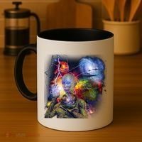 Alien Ufo In Space Coffee Mug thumb 4