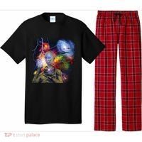 Alien Ufo In Space Pajama Set thumb 0