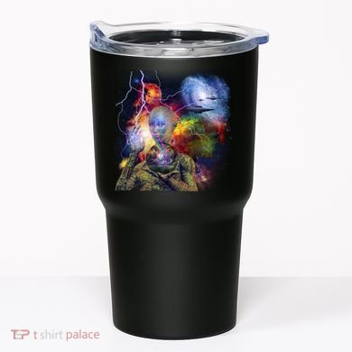 Alien Ufo In Space Tumbler
