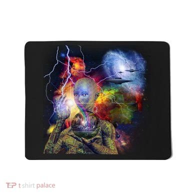 Alien Ufo In Space Mousepad
