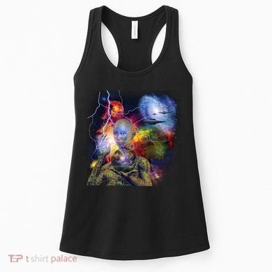 Alien Ufo In Space Women's Tank Top
