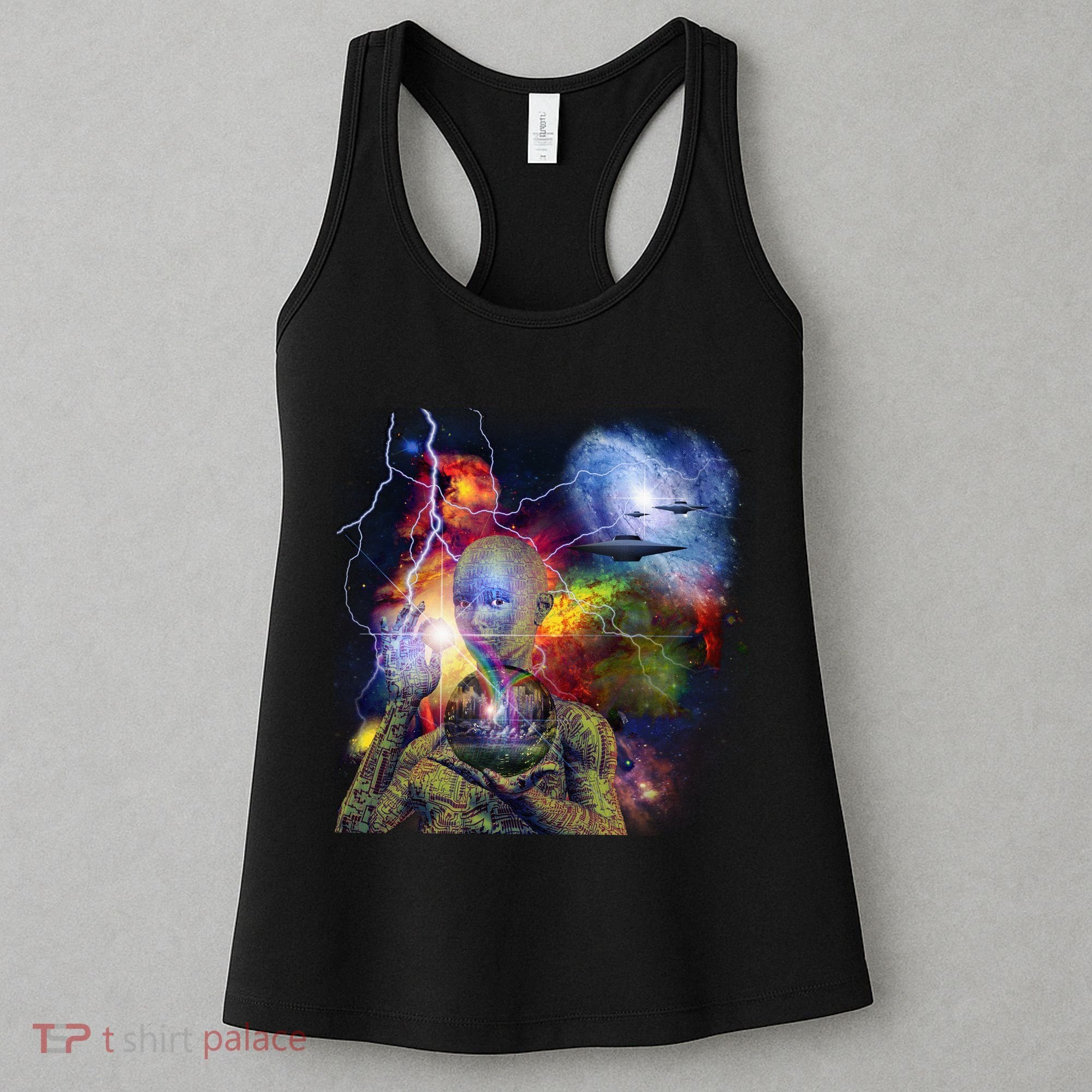 Alien Ufo In Space Women's Tank Top