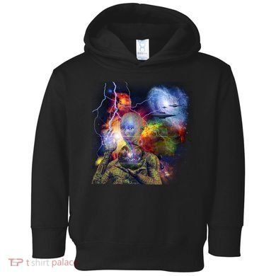 Alien Ufo In Space Toddler Hoodie