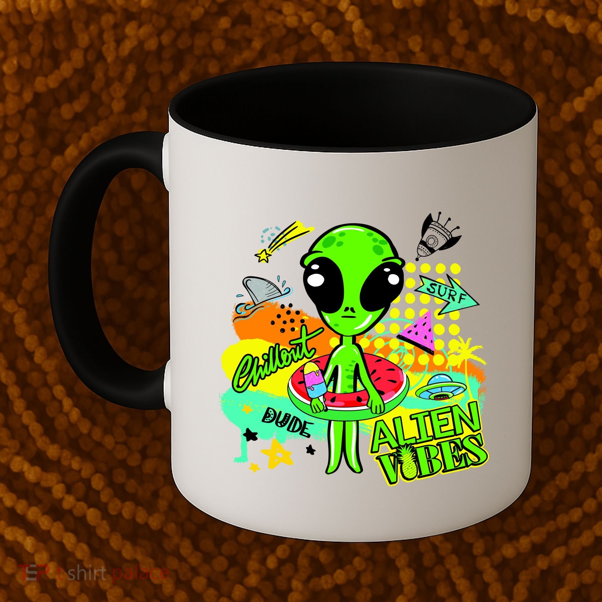 Alien Vibes Summertime Coffee Mug
