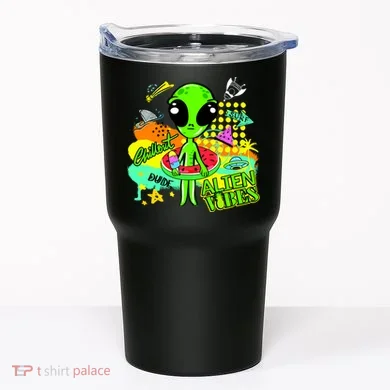Alien Vibes Summertime Tumbler