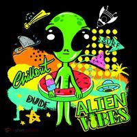 Alien Vibes Summertime Ornament thumb 1