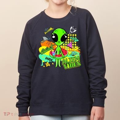 Alien Vibes Summertime Women's Sweatshirt