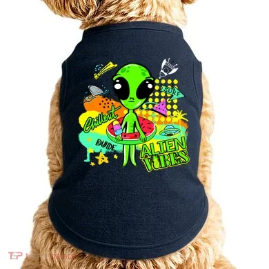 Alien Vibes Summertime Doggie Tank